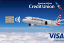 American Airlines Credit Union Visa Platinum Rewards card art