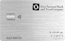 First National Bank and Trust Visa® Business Zero+ card art